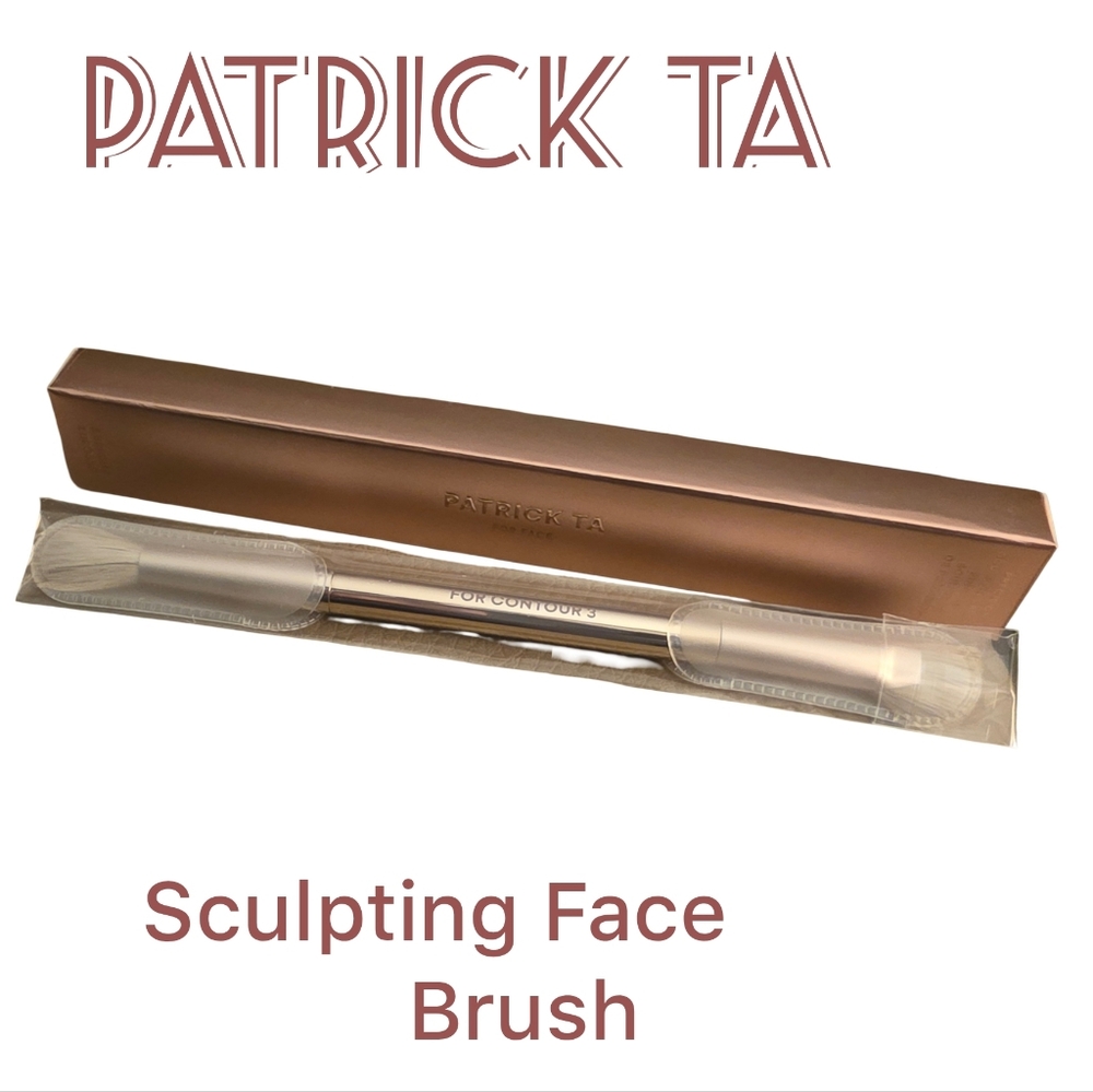 PATRICK TAMajor Sculpt Dual-Ended Precision Brush - For Contour 3 NEW